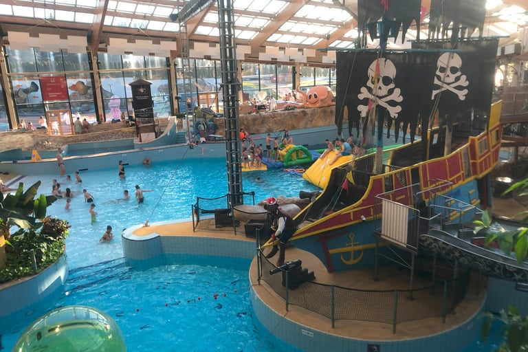 Aquapalace water park in Prague, Czech Republic