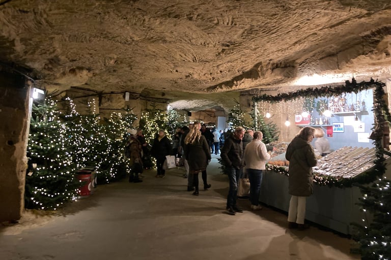 Valkenburg cave Christmas Markets 
