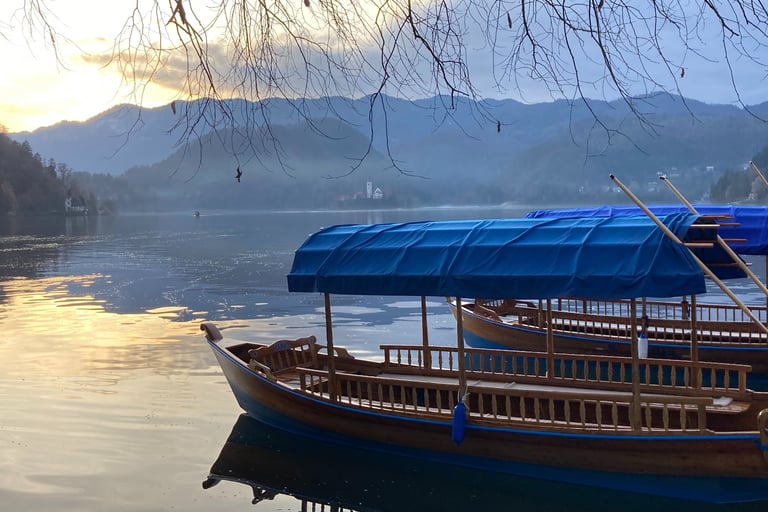 Traditional Lake Bled boat, Pletna