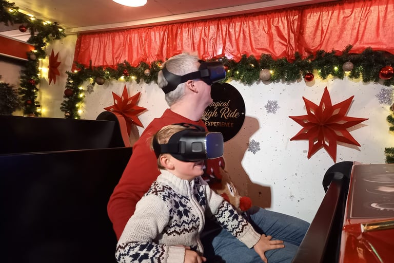 VR sleigh ride