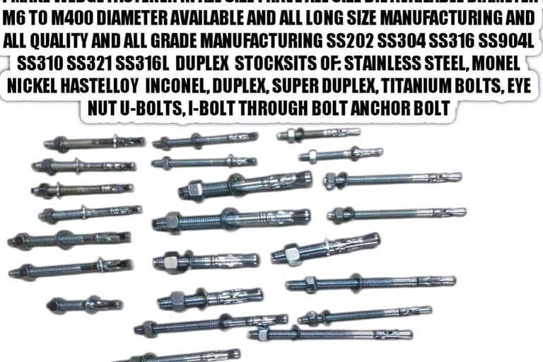 Anchor Fastener Anchor Bolt Wedge Anchor Bolts Expansion Bolt