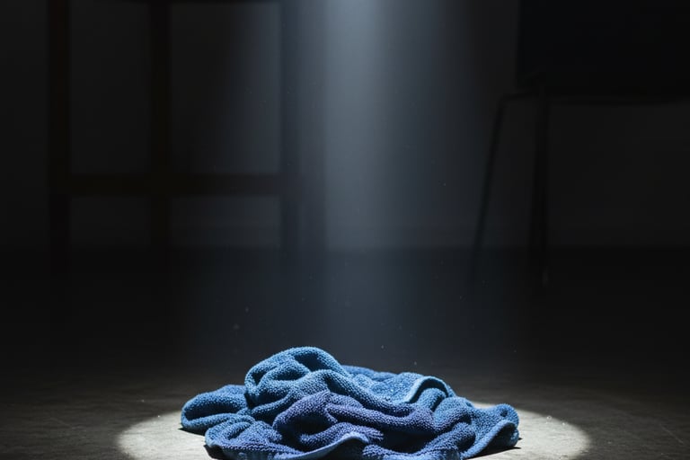 Wet towel on floor - Parenting Fail