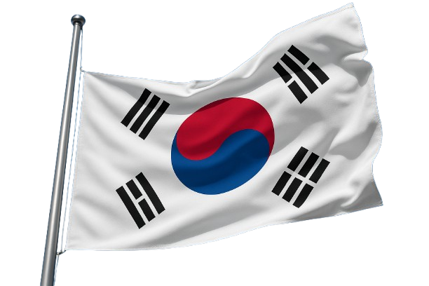Drapeau de la corée du sud