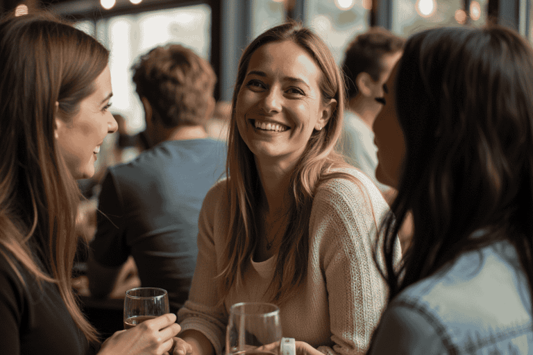Women enjoying each other's company
