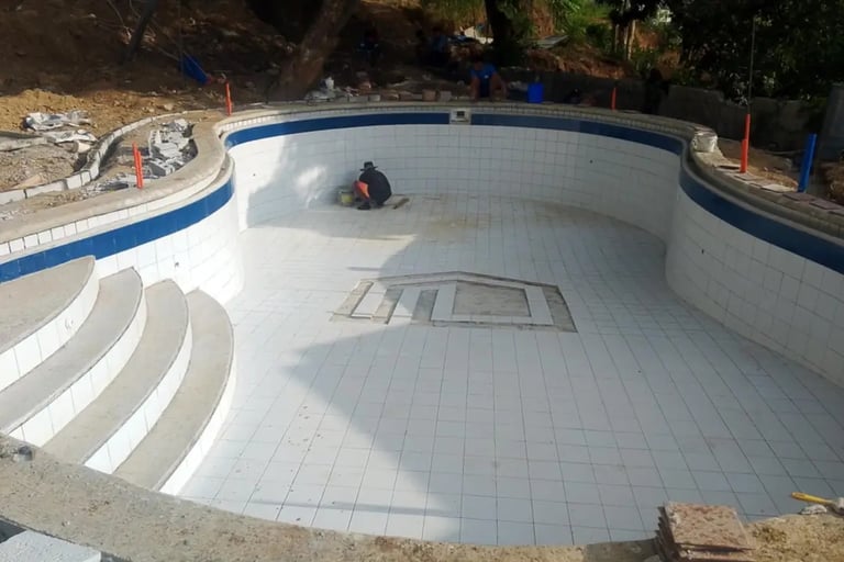 Hasil akhir kolam renang di depok buatan dayanapool