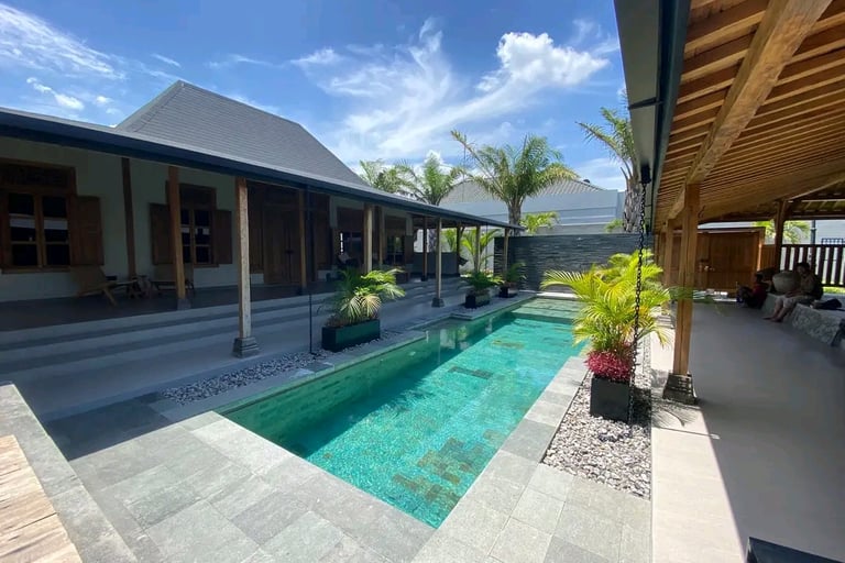 kolam renang minimalis di karawang buatan dari dayanapool