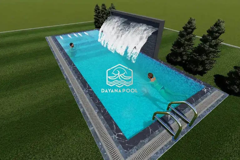 contoh desain 3d kolam renang hasil garapan dayanapool.