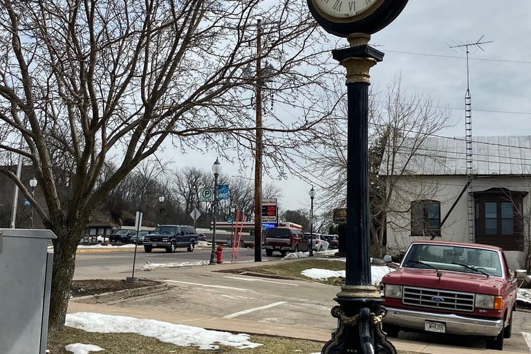 The Montello Wisconsin Clock