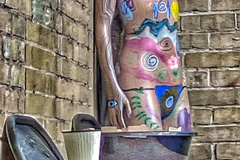 Image of back porch in Montello, Wisconsin