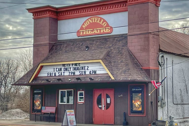 The Montello Theater, Vets get in free.