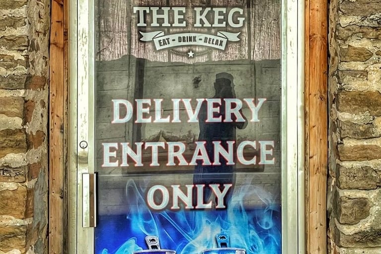 Alley door in the Wisconsin Dells