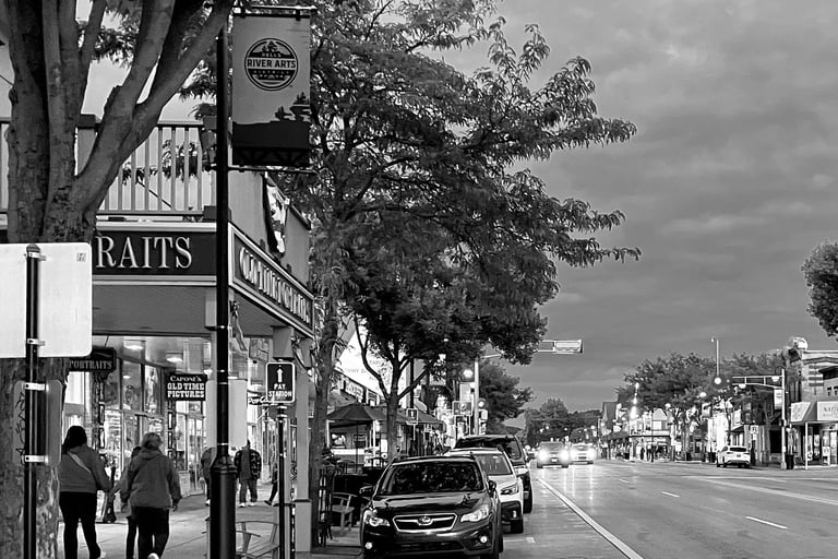 Saturday night in the Wisconsin Dells. 