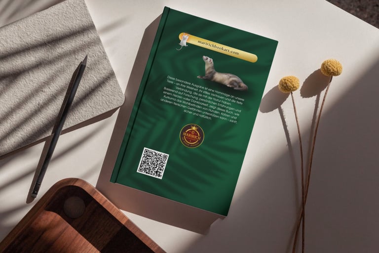 Das Buch über KURKUMA - eine Exklusive Sonderausgabe zum Monat der Tierliebe - Rückseite