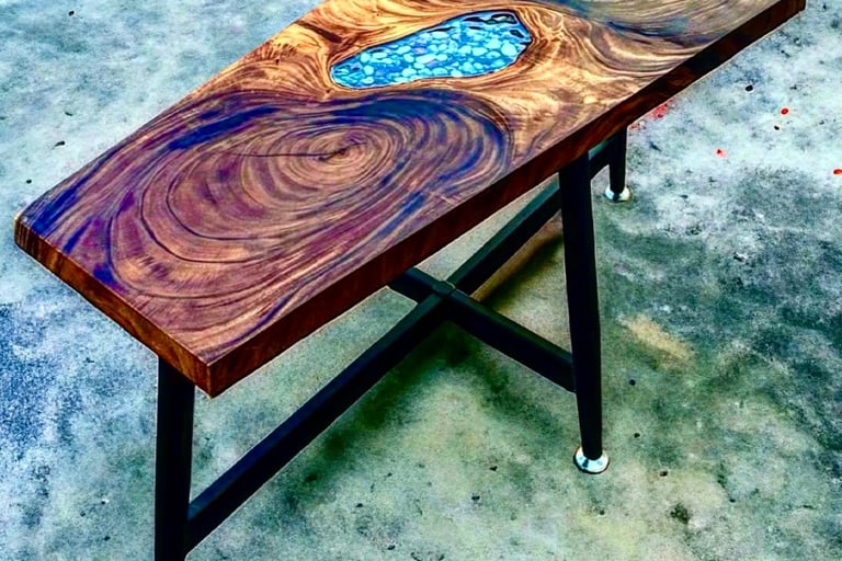 Monkeypod coffee table