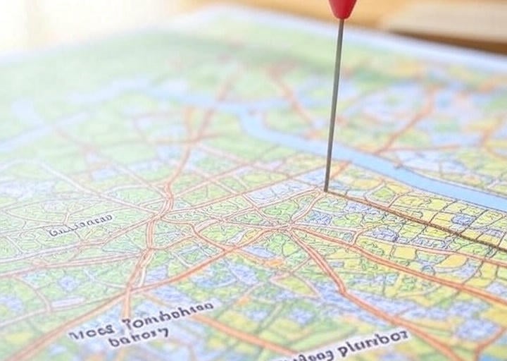 A map of West Yorkshire highlighting Leeds with a pin, surrounded by local SEO keywords like JJSEO