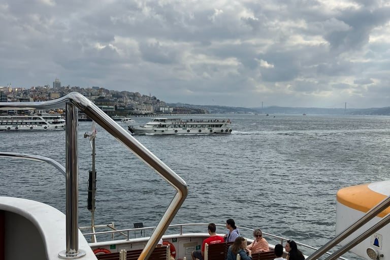 Ferry ride along the Golden Horn in Istanbul