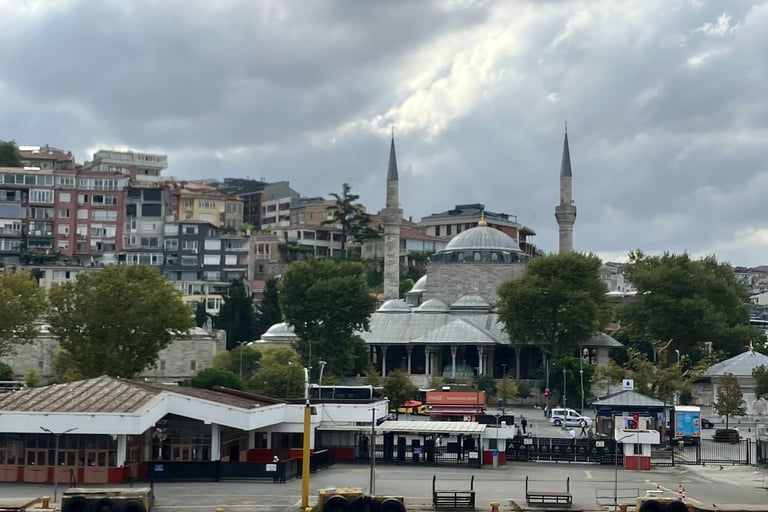 Uskudar waterfront and Mosque in Turkiye 