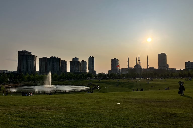Basaksehir National Park Eid day