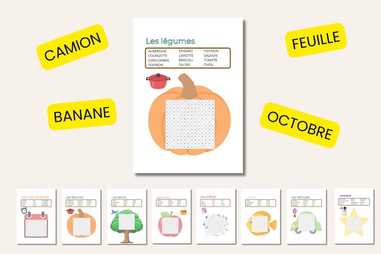 mots-mêlés enfant pdf gratuit