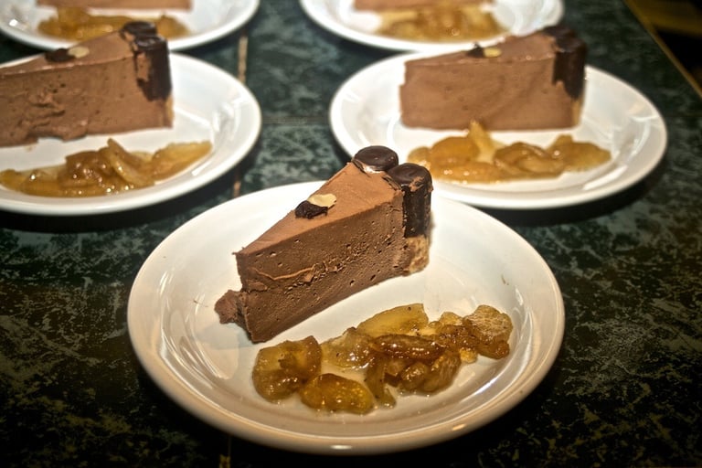 Dessert aux champignons