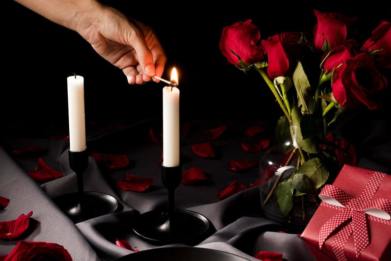 organiser soirée diner romantique et amoureuxmaroc