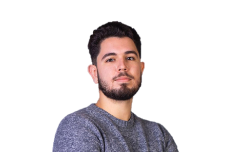 a young insurance agent with a beard