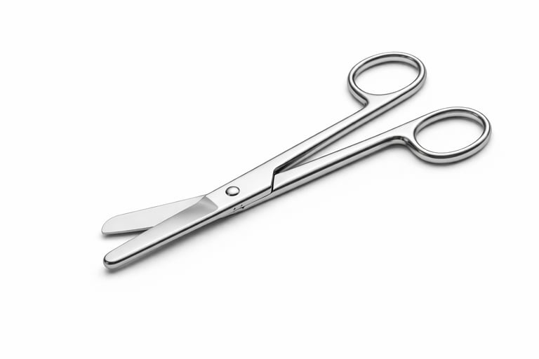 stainless steel dressing scissors instrument CE certified for cutting dressings.
