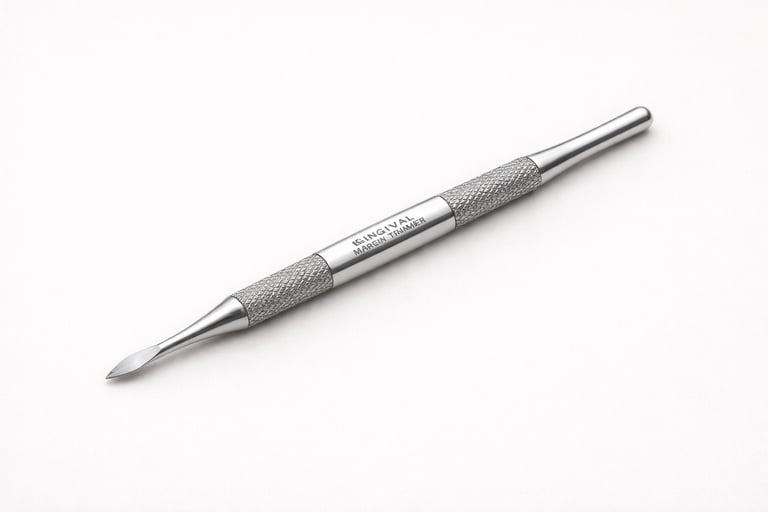 Gingival margin trimmer stainless steel dental finishing instrument CE certified