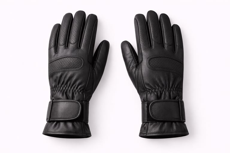 Leather horse riding gloves offering grip control and riding comfort
