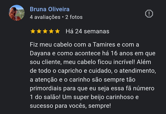 comentario google cliente escova progressiva