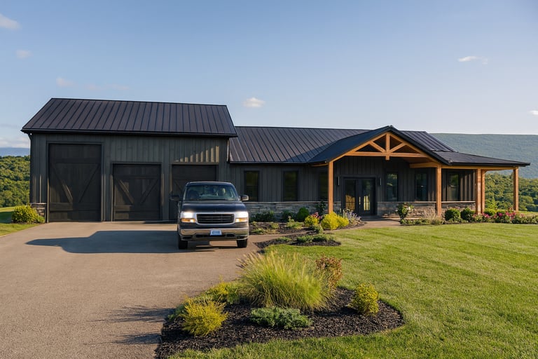 ai enhanced barndominium rendering