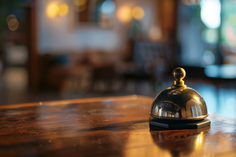 Hotel Bell on Counter