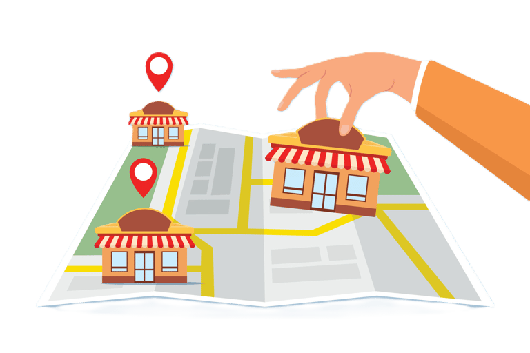 3d-stores-on-map-surface