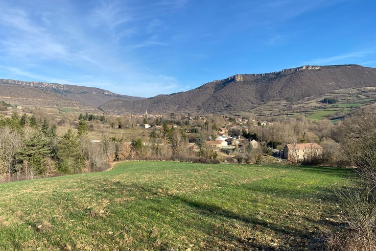 vue de campagne proche du camping des deux sequoias