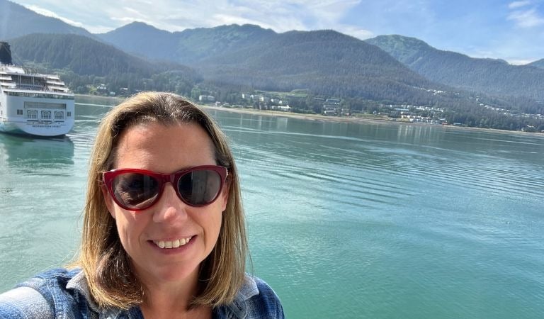Docking at the Juneau Cruise Port