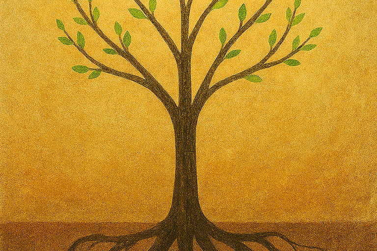 Tree illustration trauma healing eating disorders Paris