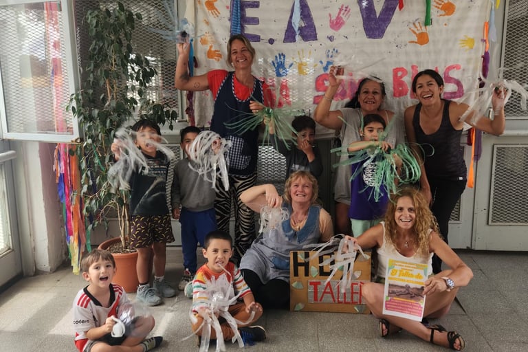 ESCUELA ABIERTA DE VERANO 2026 EN BAHIA SAN BLAS. TALLER DE RECICLADO