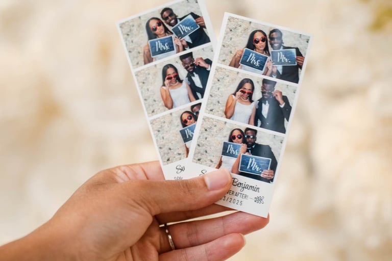 Blink&Bliss Photo Booth Prints in Bakersfield