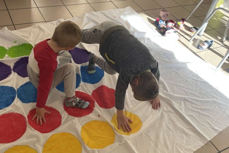 Activité Twister géant