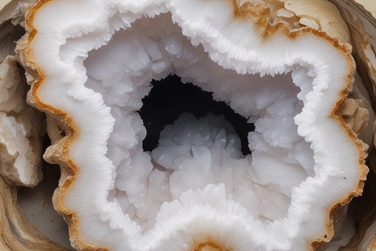 a close-up of a rock