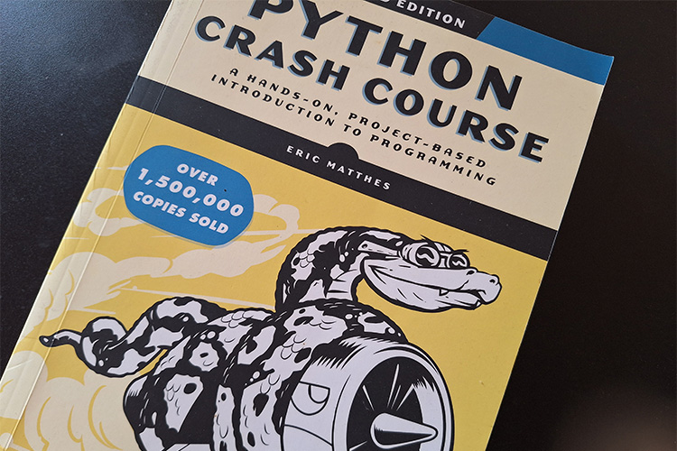 Python crash course coding book