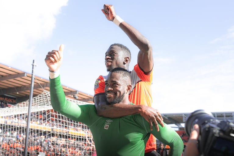 Football Ligue1 FC Lorient Stade Rennais photographe sportif photographie sportive 