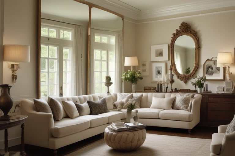 Bright living room with modern inventory