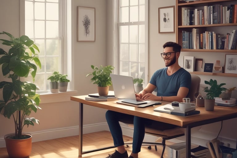 Bright living room with modern inventory