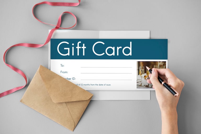 Gift Cards at SparkHue