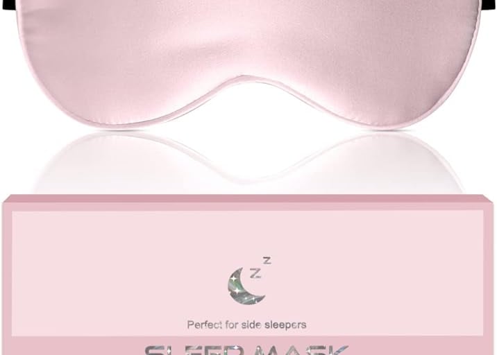 Antifaz de seda natural para dormir mejor y relajarse