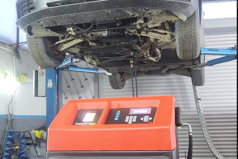 servis na menuvac so motul evo gen 2 tuning garage up skopje 