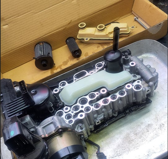 сервис на автоматски менувач промена филтри и масло со мотул ево машина скопје 