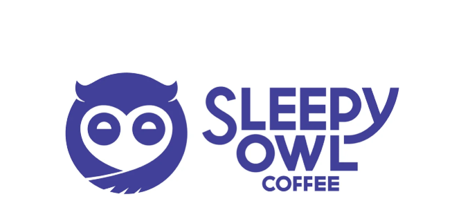 official logo of sleepy owl cofee