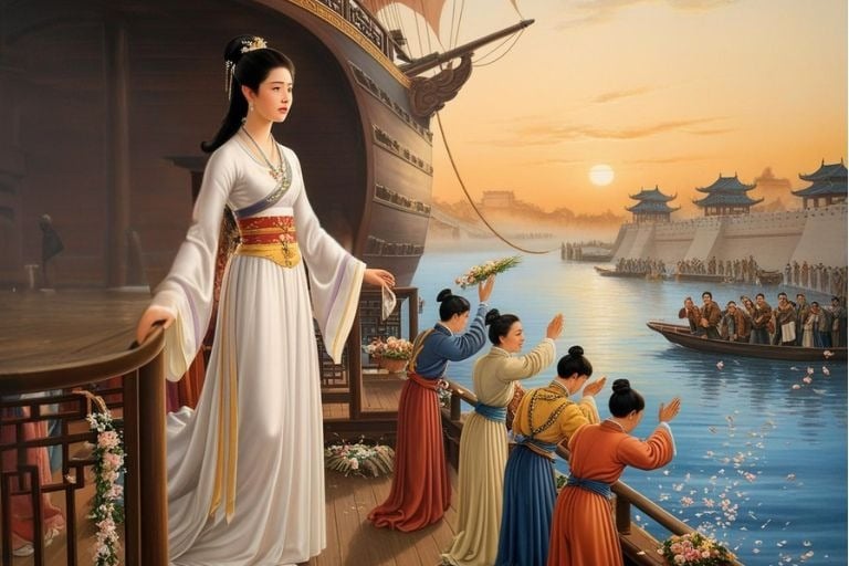 Huyền Trân công chúa lấy Chế Mân Chiêm Thành 1306.
